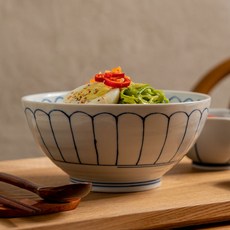 일본 면기 18.5cm, 국화꽃데이지, 1개