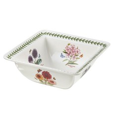 PORTmeIRION 波特玫琳恩 植物花園 方碗 26公分, 1個, 混色