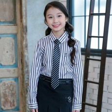 jackid 女童J ST條紋襯衫