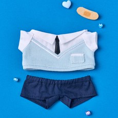 BUTTERSHOP 校服褲子套裝玩偶服, 1套, 藍色