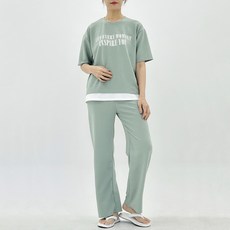 안다로미 트릭스 투피스 세트