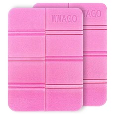 르블랑 초경량 휴대용 접이식 등산 방석 CP015 2p, 핑크