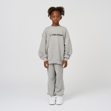 볼컴 아동용 에센셜 스톤 로고 셋업 세트 VJPTSUD35012