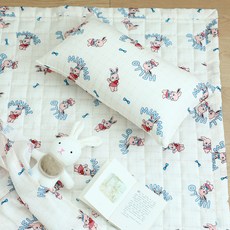 HELLO MINIME 夏季人造絲兒童午睡被組, 迷你兔子