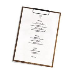 Jobchul Craft 復古辦公室木質A4板夾, 1個
