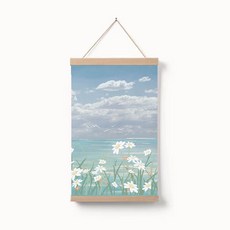 부트핏 침실 벽 인테리어 패브릭 그림 족자, 타입4