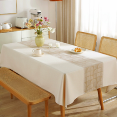 마미루 심플한 포인트 테이블 식탁보, 디자인 03, 1개, 140 x 220 cm