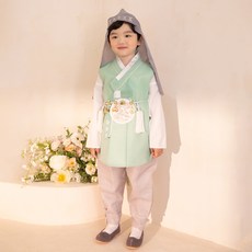 Agahanbok 男童款開心果韓服套裝