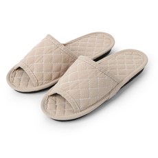 KiKiDi 癒合墊拖鞋, 米底絎縫, 1組