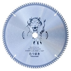 타쓰마끼 목재용 원형톱날 305 x 25.4 x 3 mm, 1개