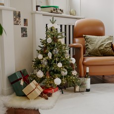 BEBEDECO 閃亮透明迷你樹全套組, 水晶透明, 63 x 100 cm, 1套