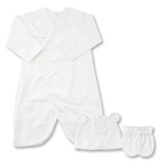 babybear 嬰兒印花蝴蝶衣+手套+帽子