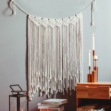 LivingDA Livingda Macrame 壁掛飾, 方形