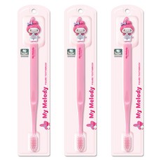 아텍스 마이멜로디 피규어 유아 칫솔, 혼합색상, 1개입, 3개