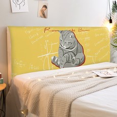 마켓에이 애니멀센터 침대헤드커버, 옐로우캣, 1개