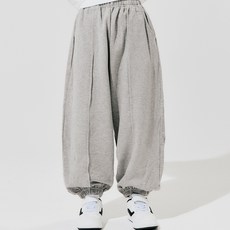 바브키즈 주니어 아동용 기모 핀턱 조거 팬츠