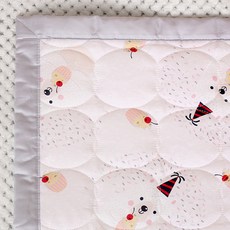 wisemama 防滑人造絲睡墊, 派對熊