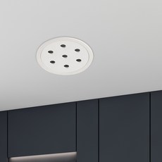 원하 DS 에코 오키프 8cm 집중형 다운라이트 플리커프리 LED 매입등 화이트 15W, 주백색, 1개