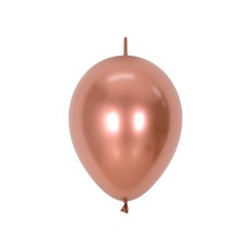 Sempertex 金屬光氣球 玫瑰金 15cm, 50個