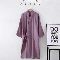 Sonio 素色浴袍 M, 03 紫色, 1個