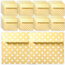 2Youngdesign 迷你卡片信封袋, 芥末黃, 50入