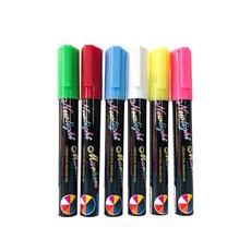 DOnG-A Pms New Light 螢光白板筆 6色組, 混合色, 1套