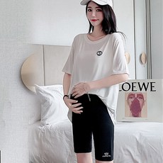 다다랜드 임산부 스마일 5부 팬츠 레깅스