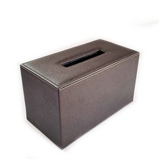 유피어 모던 가죽 티슈케이스, 초코브라운
