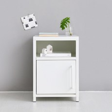 Market B Pidor 櫃子床頭櫃 350510, 1個, 白色