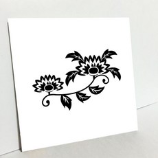 HTP 傳統圖案磁磚 蓮花紋飾邊 K0977 9119, 1個