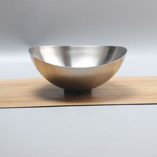 Eisamsido不鏽鋼半月碗碗 25*11cm, 銀, 1個