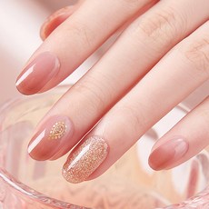 ZINIPIN 造型美甲貼 漸層亮粉款, 混色, 1組