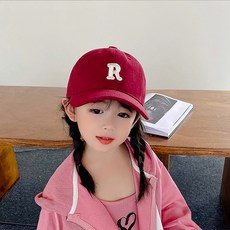 조이멀티 아동용 R로고 자수 볼캡