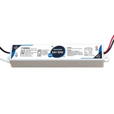 LUMEN LUX 防水 SMPS 24V 30W LED 安定器 LSP030-24V, 1個