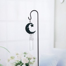 Pang Seller 鋁製玄關門臥室捕光風鈴 + 掛鉤組, 月亮