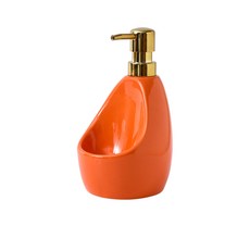 菜瓜布儲物廚房洗滌劑分配器, 橘子, 1個