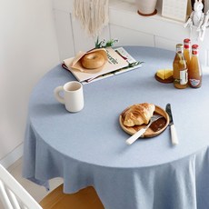 Cheonpam Hello Blue 30支紗色織棉布料, 藍色 1430