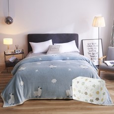 高密度可愛圖案毛毯 + 收納箱組合