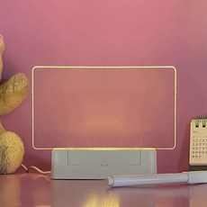 USB透明感性3D暖光氣氛燈 橫式, 混合色