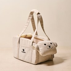 Black Pet Houndia 汽車座椅, 狗狗米色, 1個