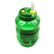 快樂農夫 會呼吸的發酵桶 3件式水封閥 + 釀酒瓶 10L 套組, 1套