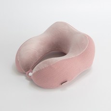 DEOSSEN 便攜式記憶棉頸枕, 1個, 粉紅色