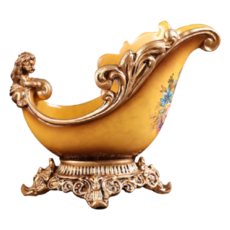 歐洲豪華酒架裝飾 24.5 x 20.5cm, 黃色的, 1個