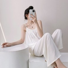 CofV 女款雲朵長褲襯裙兩件式睡衣