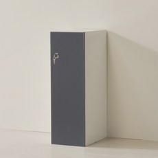 가구의가치 분리형 하부장 일반볼키 캐비닛, LPM 진그레이, 1단