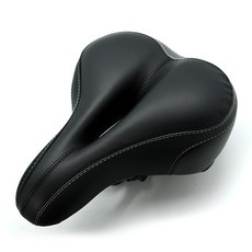 dbike 前列腺彈性體自行車坐墊, 黑色的, 1個