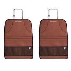 Merry bon 汽車座椅防踢墊, 2入, 棕色