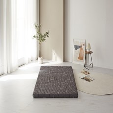 SKYSHOP 優質床墊, 10cm, 炭灰色