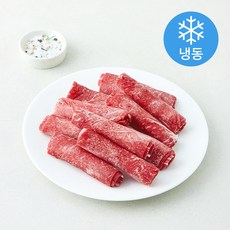 한우 우둔 1+등급 샤브샤브용 (냉동), 1개, 200g