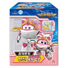 FunnyFlux 超級飛俠 電動變身 莎拉 機器人玩具, 混合顏色, 1個